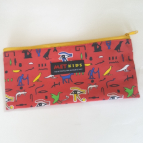 Hieroglyphics Pattern Pencil Case Metropolitan Museum of Art STEM - Picture 1 of 4